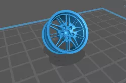 1/24 Scale E39 M5  rims - BMW OEM Wheels - [1/10 - 1/18 - 1/24 - 1/32 - 1/64 ADJUSTABLE]