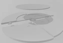 11-inch diorama base with 6-inch center base