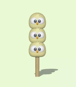 A cute Chick Dango to decorate and play