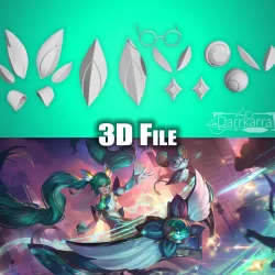 Accessoires Star Guardian Sona League of Legends Fichiers STL
