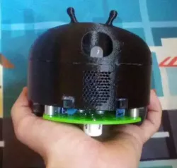 Alien android arduino robot