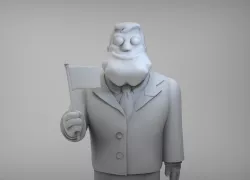 American Dad 3D print model
