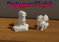 arcanine lowpoly (Pokemon)