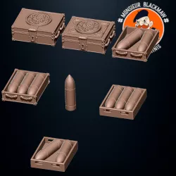 Artillery bits for sci fi scenery