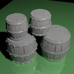 Barrels Tabletop RPG 28mm