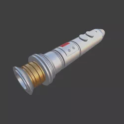 Barriss Offee Lightsaber 3D Print File