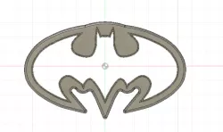 Batman cookie cutter form - 10cm ( 3.93 inch)