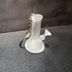 Beaker Bong Keychain