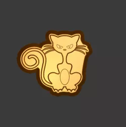 Black cat Stl File