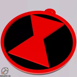 Black Widow Keychain