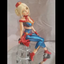 Bombshell Pinups – 05 Captain Marvel- by SPARX