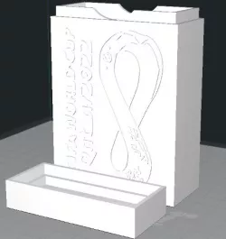 Box for Qatar 2022 World Cup figurines