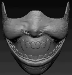 Bray-Wyatt MASK STL (half mask)