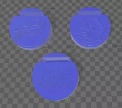 Buffalo Fan Card Stands