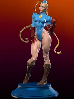 Cammy + NSFW 3D print model