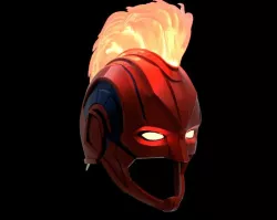 Captain Marvel Helmet