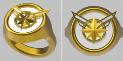 Captain Marvel Ring