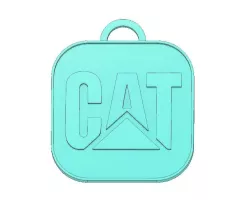 CAT LOGO KEYCHAIN, CATERPILLAR KEYCHAIN, ENGINEER KEYCHAIN, KEYCHAIN