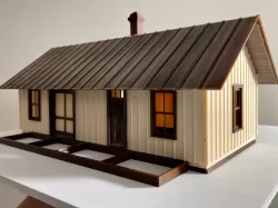 Chamita, New Mexico Chili Line D&RGW Depot 1:48 Scale Model