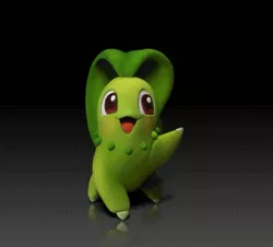 Chikorita PLANTER VERSION - POKÉMON FIGURINE - 3D PRINT MODEL