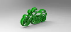 chopper motorbike cookie cutter