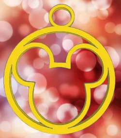 CHRISTMAS BALL ORNAMENT CHRISTMAS TREE MICKEY / CHRISTMAS TREE MICKEY ORNAMENT