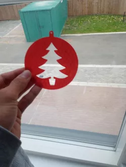 Christmas Tree Ornament (ROUND)