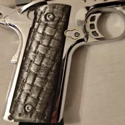 COLT 1911 classic shape grip leather armour