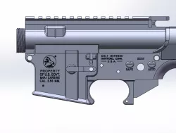 Colt M4A1 Ar15 Lower Receiver stl