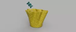 Cotton buds container