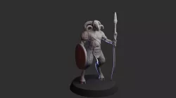 Decaying Fantasy Goat-man Guard
