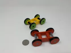 Designing a Simple 3D Printed Rubber Band Car Using FreeCAD