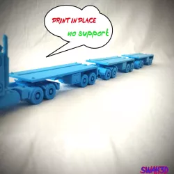 Double Chassis Container - Road Train Trailer