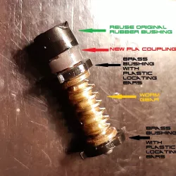 DRIVELINE MOTOR GEARBOX COUPLER FOR ATHEARN GENESIS USRA 2-8-2 MIKADO STEAM LOCOMOTIVE CAB BY SAMHONGSA ALCO BALDWIN LIMA