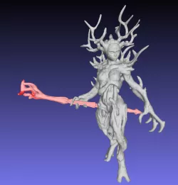 Dryad from spriggan - without the base and separated staff - Remix