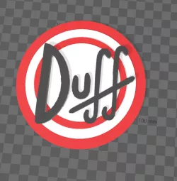 Duff Beer- The Simpson- Logo