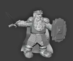 Dwarven King Under The Mountain