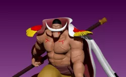 Edward Newgate - Whitebeard - One piece - 3D print 3D print model