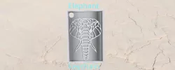 Elephant keychain