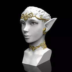 Elf Head Vase
