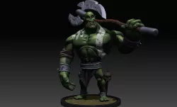 Fantasy Orc miniature