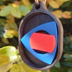 Fidget Keychain Wankel Engine