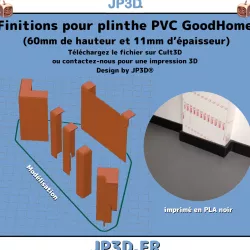 finishes for GoodHome PVC baseboard