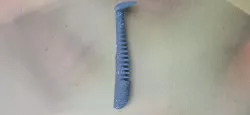 Fish shape soft lure mold with strill