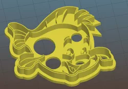 Flounder Cookie Cutter