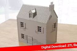 France Double Storey Village House