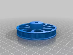 Gear wheel for 1mm step rubber band