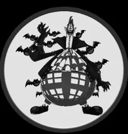 gecko moria one piece coasters v4