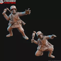 german grenade throwing units