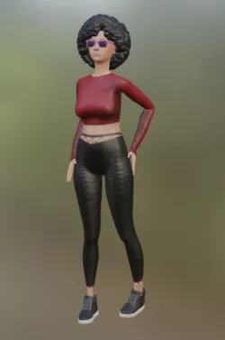 Girl Casual Model
